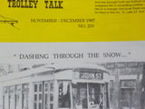 Trolley Talk #233 1997 November Dec Some prototype trolley coal cars P1