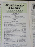 Railroad Model Craftsman Magazine 1962 April RMC Plans pictures articles