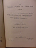 Earning Power Of Railroads 1914, The  By Floyd Mundy 514 Pages