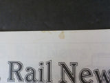 US Rail News 1984 April Our 2nd  Year Marketplace for the Railroad Industry & Ho