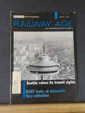 Railway Age 1967 August 7 Transit Issue Seattle raises its transit sights BART