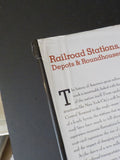 Railroad Stations Depots & Roundhouses by Michael Golay Dust Jacket