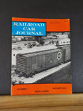 Railroad Car Journal #1 1971 August Box Cars 3 hole punched