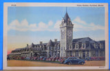 Postcard Union Station Portland Maine UNDATED