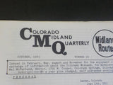 Colorado Midland Quarterly #20 1985 October Personal