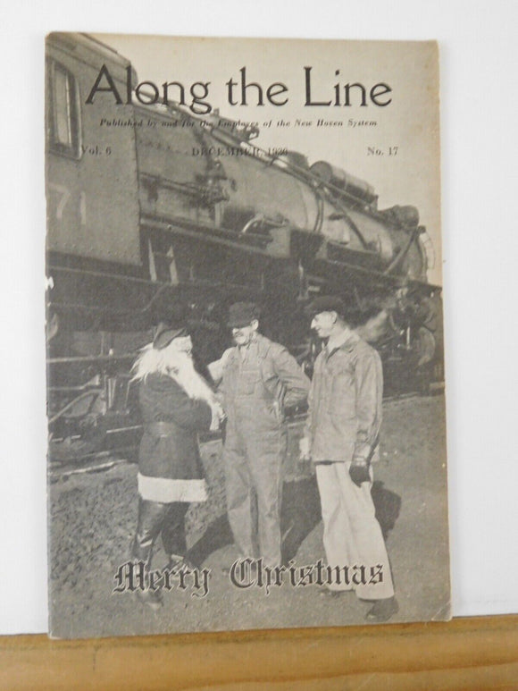 Along the Line 1930 December  New York New Haven & Hartford Employee Magazine