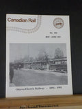 Canadian Rail #422 1991 May-June Ottawa Electric Railway Take the C train