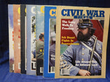 Civil War Times Illustrated 1985 Feb Sept Oct  1986 Feb April May Nov Lot of 7
