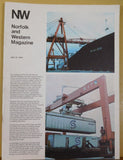 Norfolk and Western Magazine 1974 July N&W Employee DiscoverEggeury Landbridge