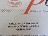 EMD Pointers 1969 January 27 Checking air box cover installation on AR10-D14 gen