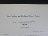 Cleveland and Pittsburg Railroad Company Annual Report 1938 91st  Financials equ