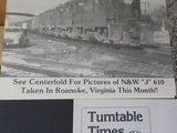 Turntable Times Roanoke Chapter NRHS   Lot of 7 1981-1987 Various issues