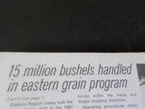 CP Rail News 1981 May 6  Employee Newspaper Eastern grain shipments up last wint