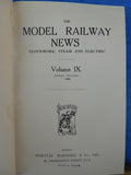 Model Railway News Bound Volume 9 1933 Jan - Dec Clockwork, steam and electric
