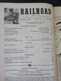 Railroad Magazine 1952 February T&NO NH Diesel electric motors Trip on Niagara
