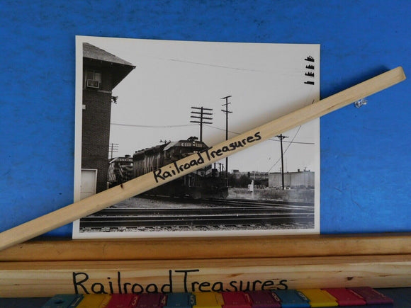 Photo M-K-T Railway Locomotive #611 8 X 10 B&W Katy Forth Worth TX 1987 Tower 55