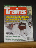 Trains Magazine 2008 December Canadian PAcific Mountains in winter