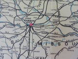 Map CN Across Canada Railway Map Canadian National 1969