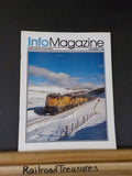 Info Magazine Union Pacific Railroad 1986 December Employee Magazine UP