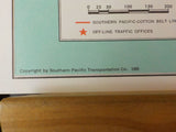 Map Southern Pacific Cotton Belt Intermodal Facilities 1985 May