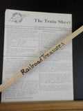 Feather River Rail Society The Train Sheet 1984 Lot of 6 Vol 2 Western Pacific