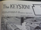 Keystone PRR T&HS Magazine 1971 March thru December 4 Combined Issues