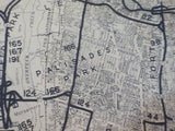 Map Bergen County New Jersey Hagstrom Map #2202 NO DATE Folded NJ?