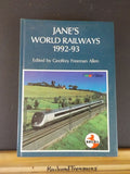 Jane’s World Railways 1992-93 by Geoffrey Freeman Allen