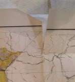Map Soil Map of West Virginia 1923  Folded Notice damage