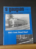S Gaugian 1981 November / December B&O early Diesel Days