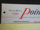 EMD Pointers 1961 July 31 Horsepower nomographs