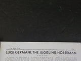 White Tops Circus Magazine 1937 August September Luigi Germani The Juggling Hors