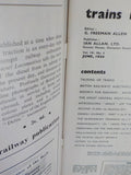 Trains Illustrated 1956 June Vol IX No 6 British Railways Electrification schedu