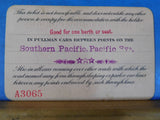 Pass Pullman Company Annual Employees Pass 1900 #A3065