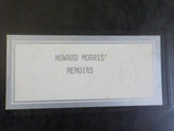 Howard Morris’ Memoirs Railroad Streetcar Interurban