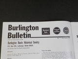 Burlington Bulletin #7 Class XM-32 steel Boxcars