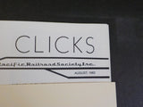 Wheel Clicks 1982 August Pacific Railroad Society Centennial in Arizona