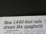 CP Rail News 1981 May 6  Employee Newspaper Eastern grain shipments up last wint