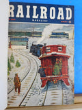 Railroad Magazine Bound Volume 1951 Jan -7 issues Jan - Sept  1 3 4 5 6 7 9