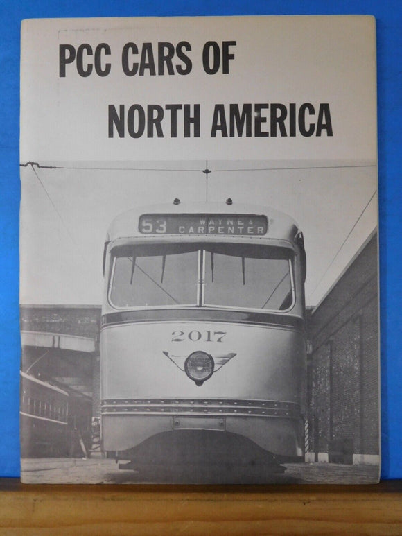 PCC Cars of North America by Harold Cox 1963 Soft Cover