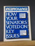 Railway Clerk Interchange 1982 February How your Senators Voted on Key Issues