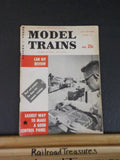 Model Trains 1957 July-September Summer Underpass Signaling project Control pane