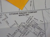 Map Texas Electric Railway Lot of 8 maps