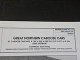 Great Northern Goat Reference Sheet #176 March 1991 Caboose Cars steel exterior