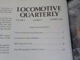 Locomotive Quarterly 1987 Summer Vol 10 #4 D&SL CstPM&O locomotives B&O 2-10-2s