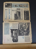 Chessie News Employee Magazine Newspaper B&O News Vol 1 #7, 11 Lot of 2 DAMAGED