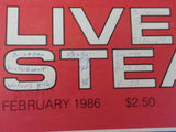Live Steam Magazine 1986 Feb Steam traction engine Cylinder covers Wheels Axles