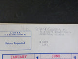 Louisville & Nashville Employee Magazine L&N 1963 December   BACK COVER damage