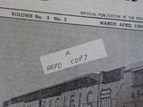 Feather River Rail Society The Train Sheet 1985 Lot of 6 Vol 3   Western Pacific