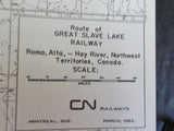 Canadian Rail #138 November 1962 Great Slave Lake Ry